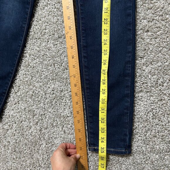Athleta Womens Sz 2P Sculptek Ultra Skinny Midnight Jeans, Dark Wash - Picture 8 of 12